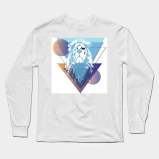 Lion Face Long Sleeve T-Shirt